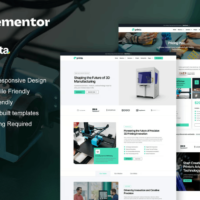 Printa - Template kit for 3D Printing Services Elementor Template Kit, Elementor Template Kit, Printa Elementor Template Kit - Free Download