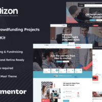 Qizon - Crowdfunding Projects Elementor Template Kit, Elementor Template Kit, Qizon Elementor Template Kit - Free Download