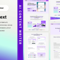 Qtext - AI Content Writer Elementor Template Kit, Elementor Template Kit, Qtext Elementor Template Kit - Free Download