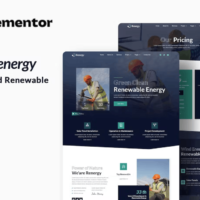 Renergy Elementor Template Kit, Elementor Template Kit, Renergy Elementor Template Kit - Free Download