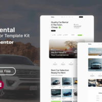 Rentcys - Car Rental Elementor Template Kit, Elementor Template Kit, Rentcys Elementor Template Kit - Free Download