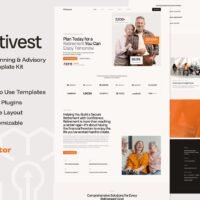 Retivest – Retirement Planning & Advisory Elementor Template Kit, Elementor Template Kit, Retivest Elementor Template Kit - Free Download