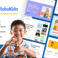 Robokido - Robotic Course for Kids Elementor Template Kit, Elementor Template Kit, Robokido Elementor Template Kit - Free Download