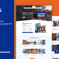 Roofixer - Roofing Services Elementor Template Kit, Elementor Template Kit, Roofixer Elementor Template Kit - Free Download