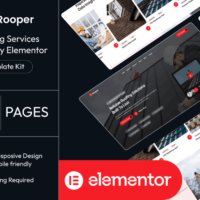 Rooper - Roofing Services Company Elementor Template Kit, Elementor Template Kit, Rooper Elementor Template Kit - Free Download