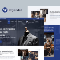 RoyalMen - Tailored Suits Elementor Template Kit, Elementor Template Kit, RoyalMen Elementor Template Kit - Free Download
