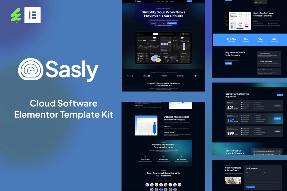 Sasly - Cloud Software Agency Elementor Template Kit 1 Sasly - Cloud Software Agency Elementor Template Kit Cover
