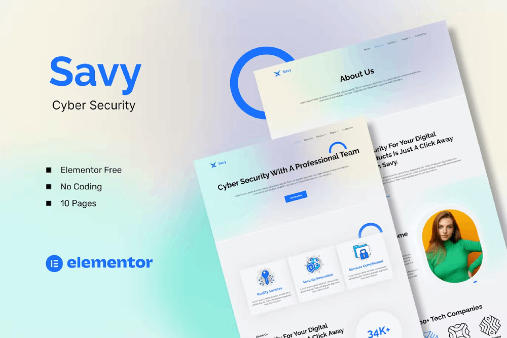 Savy - Cyber Security Template Kits Elementor Template Kit 1 Savy - Cyber Security Template Kits Elementor Template Kit, Elementor Template Kit, Savy Elementor Template Kit - Free Download