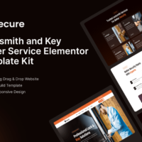 Secure - Locksmith & Key Maker Services Elementor Template Kit, Elementor Template Kit, Secure Elementor Template Kit - Free Download