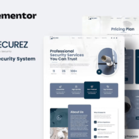 Securez Elementor Template Kit, Elementor Template Kit, Securez Elementor Template Kit - Free Download