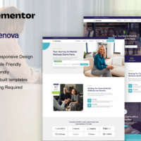 Serenova - Template kit for psychology & counseling Elementor Template Kit, Elementor Template Kit, Serenova Elementor Template Kit - Free Download