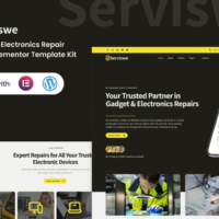 Serviswe Elementor Template Kit, Elementor Template Kit, Serviswe Elementor Template Kit - Free Download
