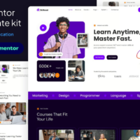 Skillite - Online Course & Education Elementor Kit Elementor Template Kit Cover