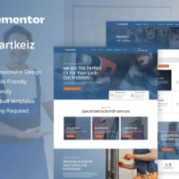 Smartkeiz - Template Kit for Locksmith Service Elementor Template Kit, Elementor Template Kit, Smartkeiz Elementor Template Kit - Free Download