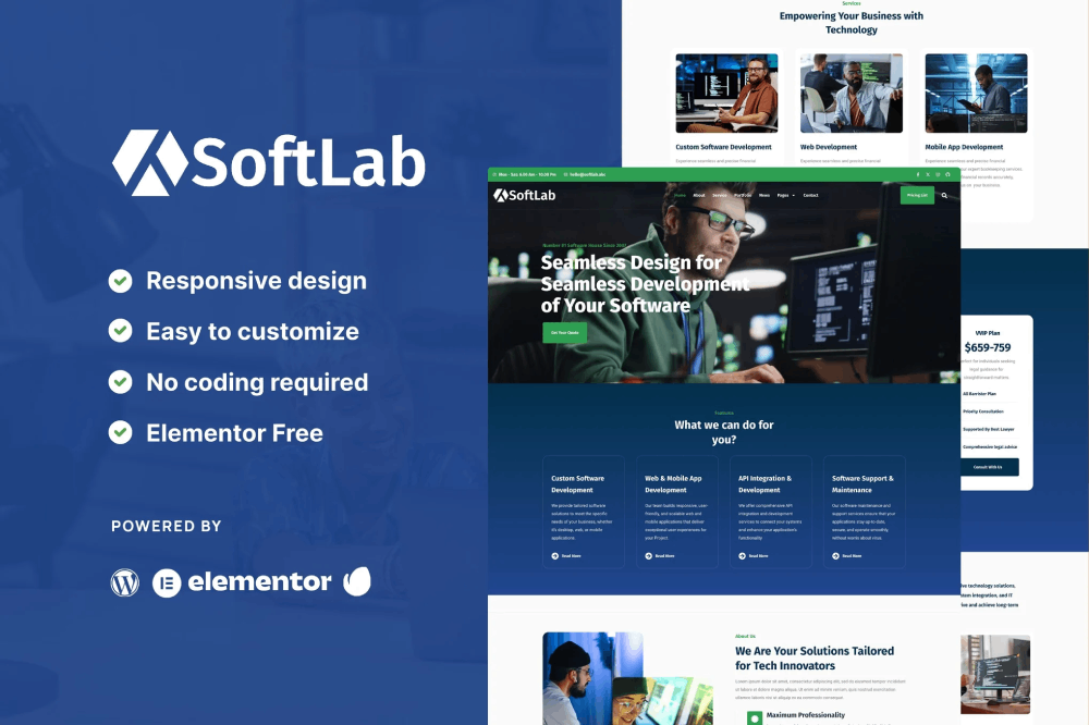 Softlab - Technology and Software Elementor Kit Elementor Template Kit 1 Softlab - Technology and Software Elementor Template Kit, Elementor Template Kit, Softlab Elementor Template Kit - Free Download