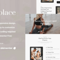 Solace - Yoga Elementor Template Kit, Elementor Template Kit, Solace Elementor Template Kit - Free Download