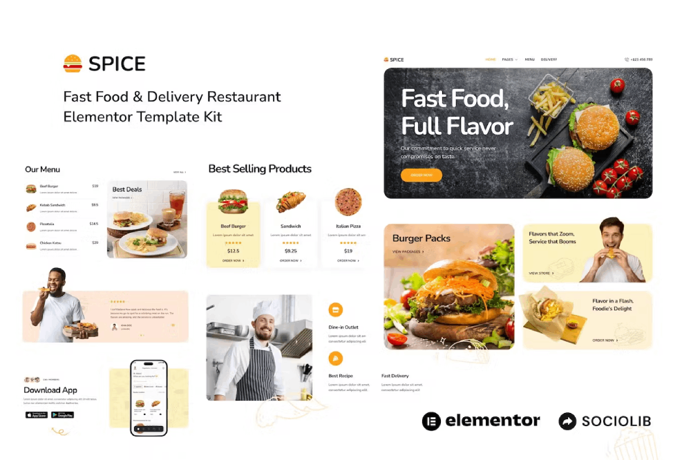 Spice Elementor Template Kit 1 Spice Elementor Template Kit, Elementor Template Kit, Spice Elementor Template Kit - Free Download