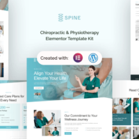 Spine - Chiropractic & Physiotherapy Elementor Template Kit, Elementor Template Kit, Spine Elementor Template Kit - Free Download