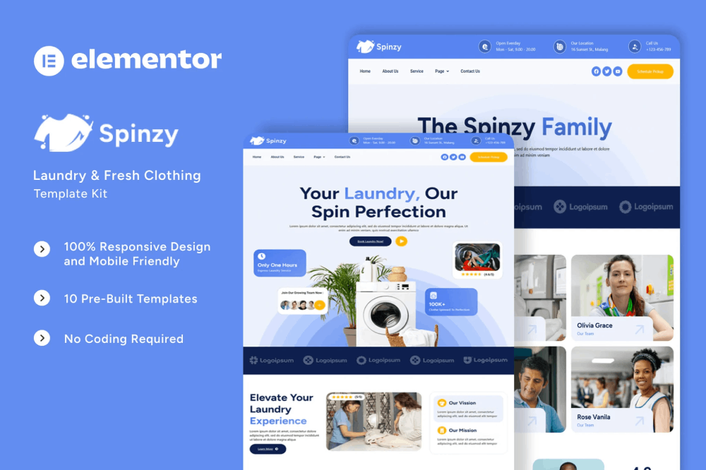 Spinzy Elementor Template Kit 1 Spinzy Elementor Template Kit, Elementor Template Kit, Spinzy Elementor Template Kit - Free Download