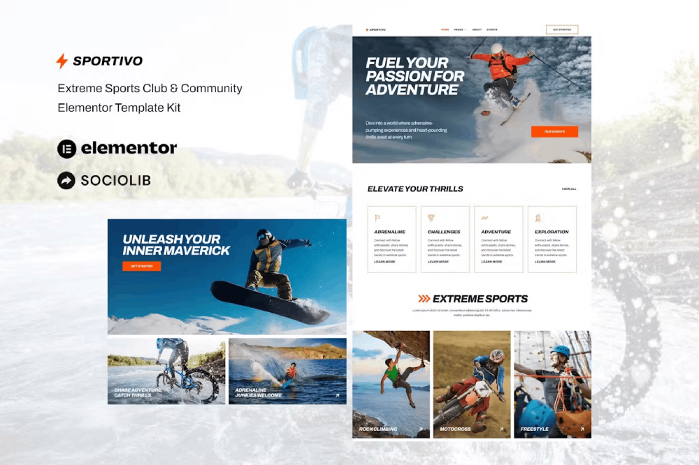 Sportivo Elementor Template Kit 1 Sportivo Elementor Template Kit, Elementor Template Kit, Sportivo Elementor Template Kit - Free Download