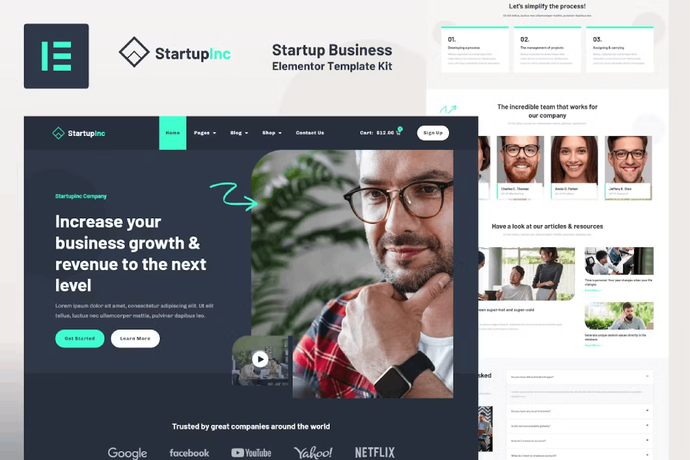 StartupInc - Startup Business Elementor Template Kit 1 StartupInc - Startup Business Elementor Template Kit, Elementor Template Kit, StartupInc Elementor Template Kit - Free Download