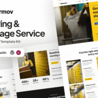 Stormov - Moving & Storage Service Elementor Template Kit, Elementor Template Kit, Stormov Elementor Template Kit - Free Download