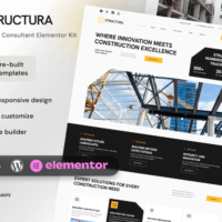 Structura - Construction Consultant Elementor Template Kit, Elementor Template Kit, Structura Elementor Template Kit - Free Download
