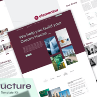 Structure - Architect Elementor Template Kit, Elementor Template Kit, Structure Elementor Template Kit - Free Download