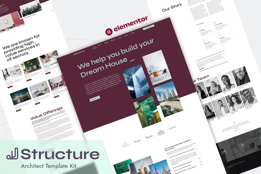 Structure - Architect Elementor Template Kit 1 Structure - Architect Elementor Template Kit, Elementor Template Kit, Structure Elementor Template Kit - Free Download
