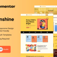 Sunshine Elementor Template Kit, Elementor Template Kit, Sunshine Elementor Template Kit - Free Download