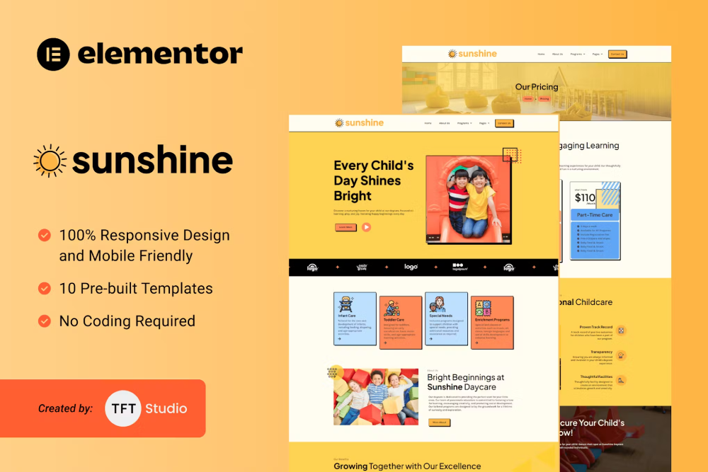 Sunshine Elementor Template Kit 1 Sunshine Elementor Template Kit, Elementor Template Kit, Sunshine Elementor Template Kit - Free Download