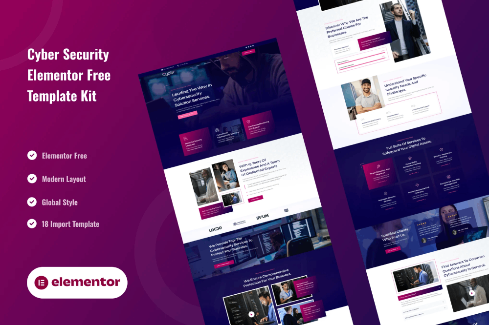 Sybergad - Cybersecurity Services Elementor Template Kit 1 Sybergad - Cybersecurity Services Elementor Template Kit, Elementor Template Kit, Sybergad Elementor Template Kit - Free Download