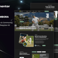 Tambora - Cricket Club & Community Elementor Template Kit, Elementor Template Kit, Tambora Elementor Template Kit - Free Download
