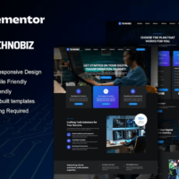 Technobiz - Template Kit for Technology Company Elementor Template Kit, Elementor Template Kit, Technobiz Elementor Template Kit - Free Download