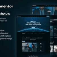 Techova – IT Solutions & Services Elementor Template Kit, Elementor Template Kit, Techova Elementor Template Kit - Free Download
