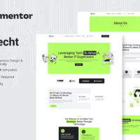 Techt - IT Solutions & Services Company Elementor Template Kit, Elementor Template Kit, Techt Elementor Template Kit - Free Download