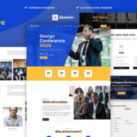 TechyEve - Event & Conference Elementor Template Kit Cover