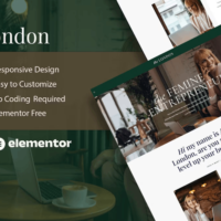 The London - Femine Business Coach Elementor Template Kit, Elementor Template Kit, The London Elementor Template Kit - Free Download