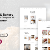 Tiffa - Cake & Bakery Elementor Template Kit, Elementor Template Kit, Tiffa Elementor Template Kit - Free Download