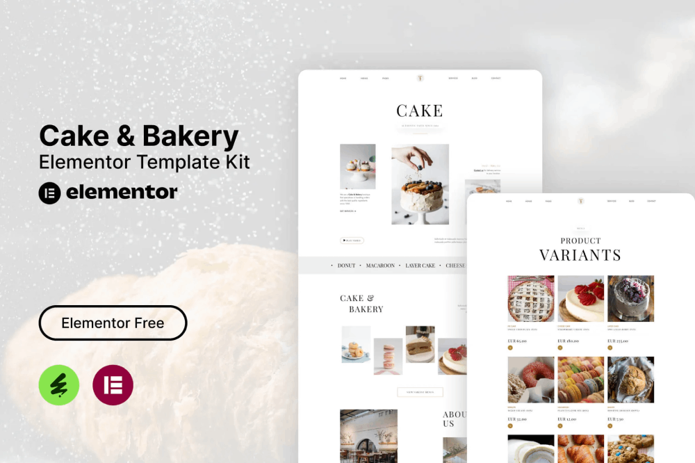Tiffa - Cake & Bakery Elementor Template Kit 1 Tiffa - Cake & Bakery Elementor Template Kit, Elementor Template Kit, Tiffa Elementor Template Kit - Free Download