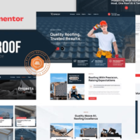 Toproof - Roofing Service Elementor Template Kit, Elementor Template Kit, Toproof Elementor Template Kit - Free Download