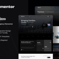 Travizzo Elementor Template Kit Cover