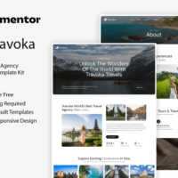 Travoka - Travel & Tour Elementor Template Kit, Elementor Template Kit, Travoka Elementor Template Kit - Free Download