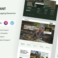 Treant - Forestry & Logging Elementor Template Kit, Elementor Template Kit, Treant Elementor Template Kit - Free Download