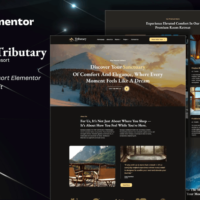 Tributary - Hotel & Resort Elementor Template Kit, Elementor Template Kit, Tributary Elementor Template Kit - Free Download