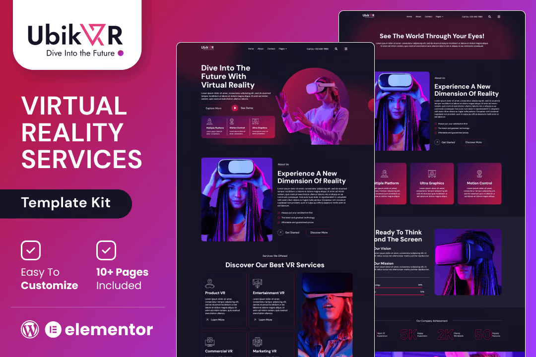 UBIKVR Elementor Template Kit 1 UBIKVR Elementor Template Kit, Elementor Template Kit, UBIKVR Elementor Template Kit - Free Download
