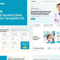 Udhun - Dentist & Dental Clinic Elementor Template Kit, Elementor Template Kit, Udhun Elementor Template Kit - Free Download