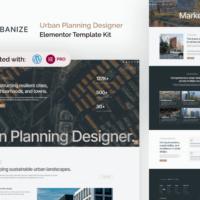 Urbanize Urban Planning Designer Elementor Template Kit, Elementor Template Kit, Urbanize Elementor Template Kit - Free Download