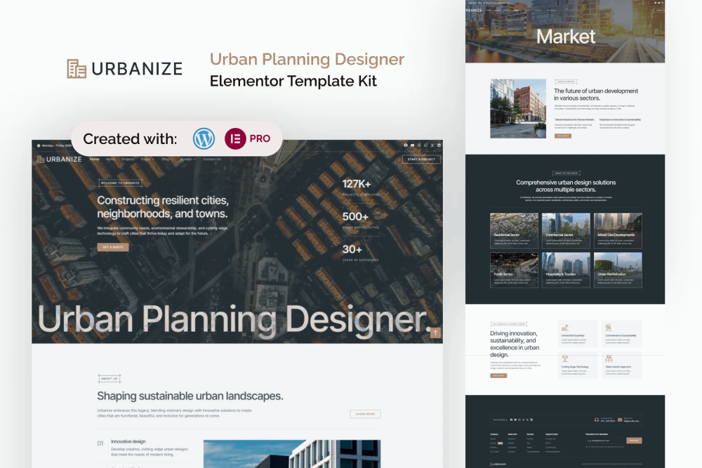 Urbanize Urban Planning Designer Elementor Template Kit 1 Urbanize Urban Planning Designer Elementor Template Kit, Elementor Template Kit, Urbanize Elementor Template Kit - Free Download