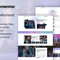 Valkyrionic - Template kit for Esport & Gaming Club Elementor Template Kit, Elementor Template Kit, Valkyrionic Elementor Template Kit - Free Download